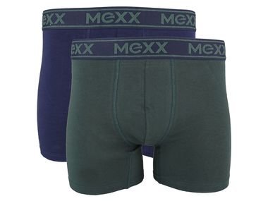 Mexx boxershorts 2 pack donkergroen navy mxbl001202 Cowa sport