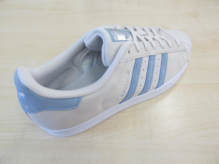 adidas superstar slip on blauw