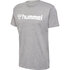 Hummel logo shirt junior grijs 2055832006_