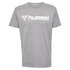 Hummel logo shirt junior grijs 2055832006_