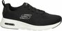 Skechers air court slick avenue zwart wit 149948BKW_