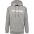 Hummel hoodie katoen junior grijs 2055922006_